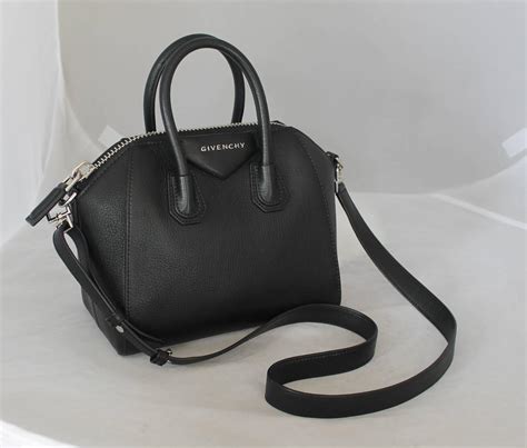 auth used givenchy|GIVENCHY Black Leather Hand Bag Auth USED From Japan .